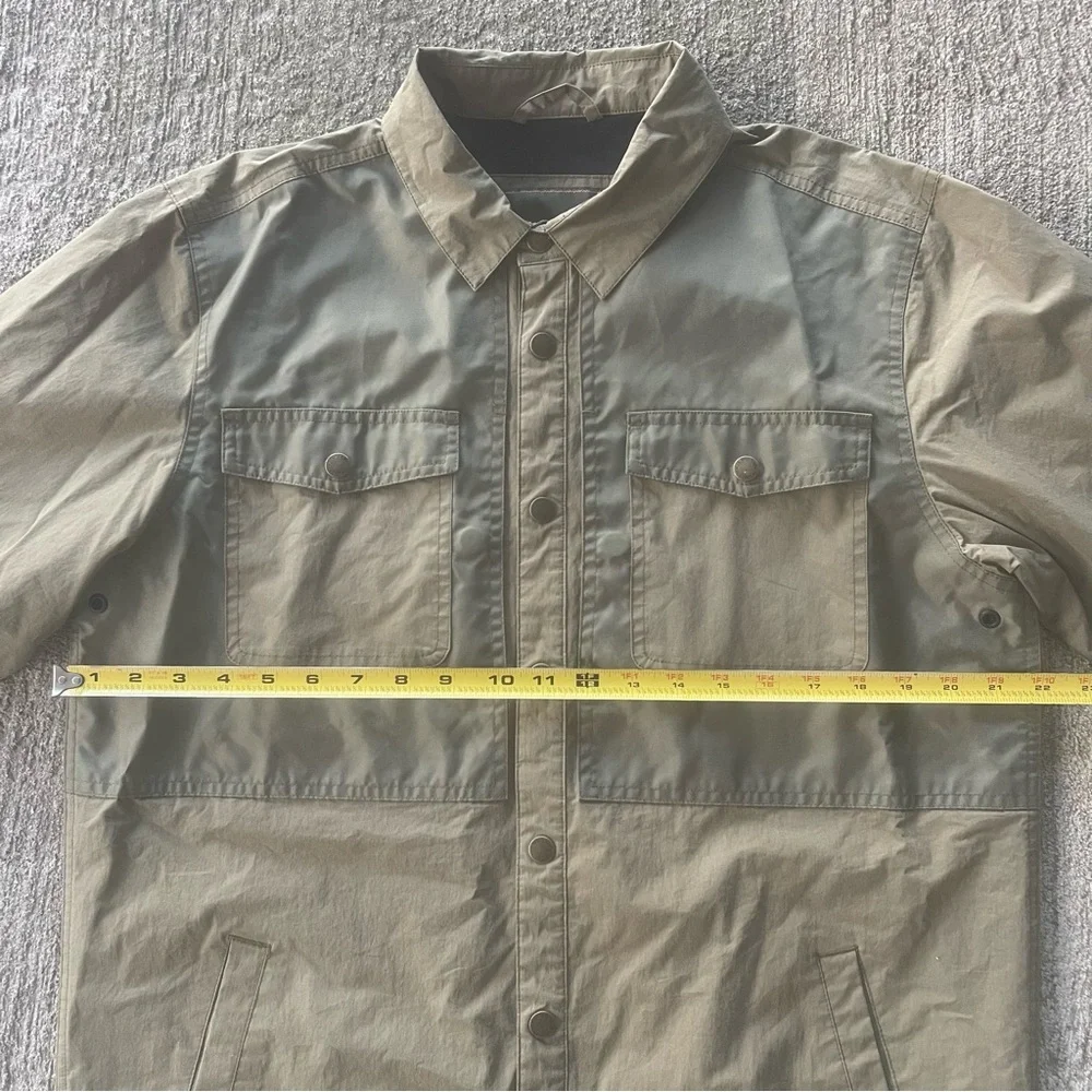 Howler Brothers Manakin Stable Coat Medium Snap Front Chore Jacket Outdoor Olive - Picture 8 of 10